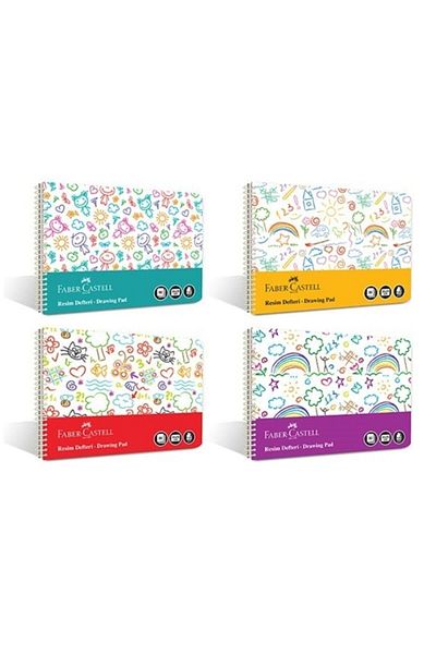 Faber Castell Faber-castell Pp Πλαστικό Εξώφυλλο Εικόνα Τετράδιο 35x50 cm 30 Φύλλα