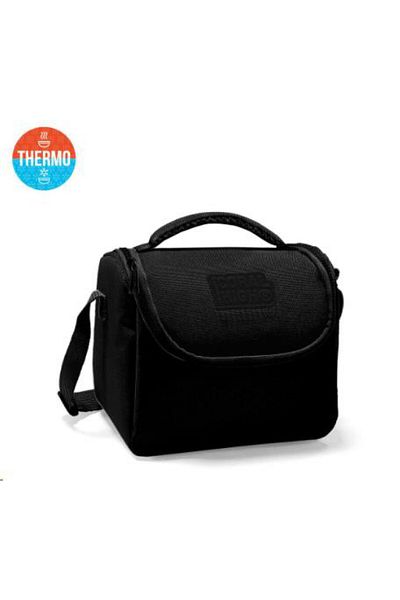 Coral High Kids Black Thermo Lunch Box 11845