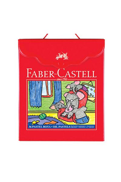 Faber Castell 36 Pastels with Faber Bag