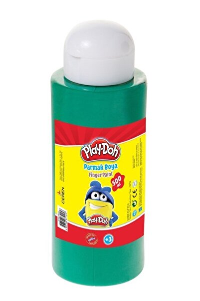 Play Doh PLAYDOH PARMAK BOYASI 500 ML YEŞİL