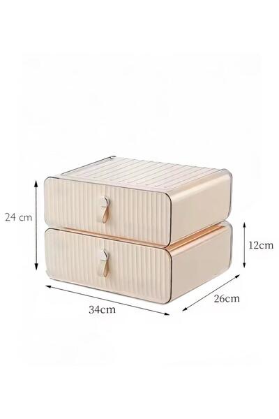 EVSTYLE Drawer Jewelry Makeup Organizer Organizer / Cosmetic Desktop Organizing Box