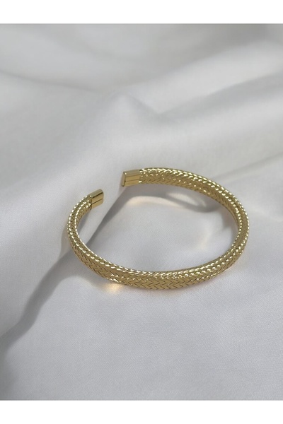 MAC CENTER Hasır Örme Çelik Kadın Kelepçe- Kadın Bileklik-bayan Bileklik -bay...