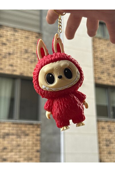 Chamelon Studio لعبة لابوبو حقيبة لابوبو حمراء مقاس 14 سم