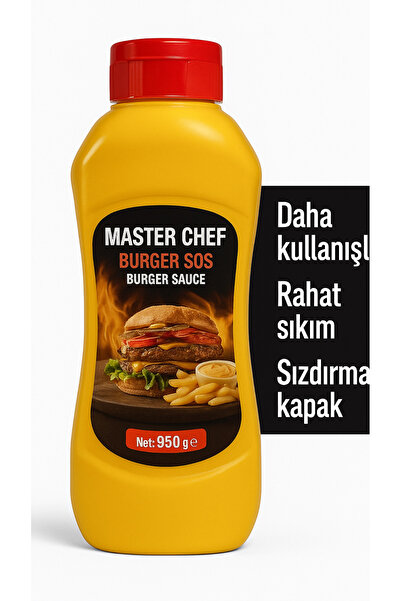 Masterchef Burger Sos 950 Gr 12 Adet Yeni̇