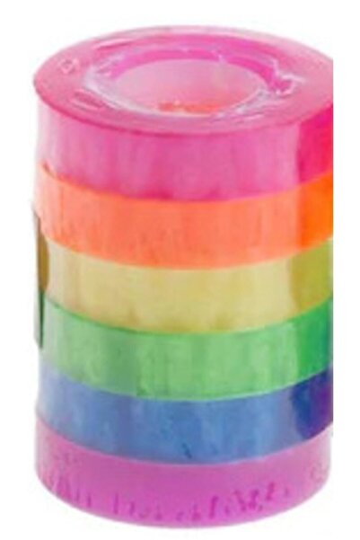 Mikro Rainbow 6 τεμαχίων πολύχρωμη ταινία Deba