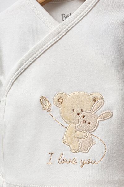 Bebitof 100% Cotton 10 Lu Hospital Release New Teddy Bear Patterned 10099