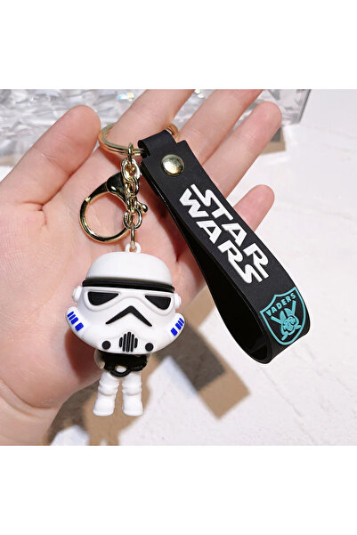 FG KONNİCHİWA Star Wars Set Yoda Cute Anime Figure Keychain Birthday Gifts Children's Ornament Toys