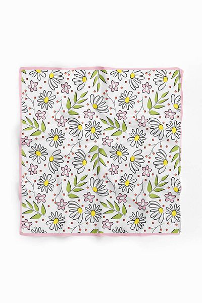 Modabutik E108 Daisy Patterned Bandana