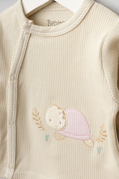 Bebitof My Baby Kumsal 100% Cotton 10 Pack Hospital Release New Cute Turtle Friendly Patterned 10077