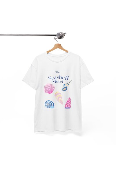 Tubinyoo Seashell Motel Printed Unisex Oversize T-Shirt