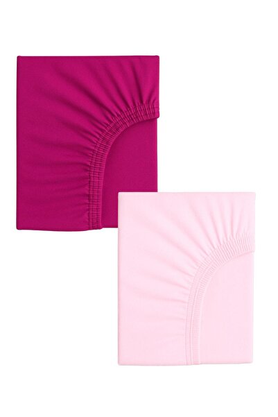 COTENCONCEPT 2 Adet 50 x 90 x 10 cm Anne Yanı Lastikli Penye Kumaş Bebek Çarşafı