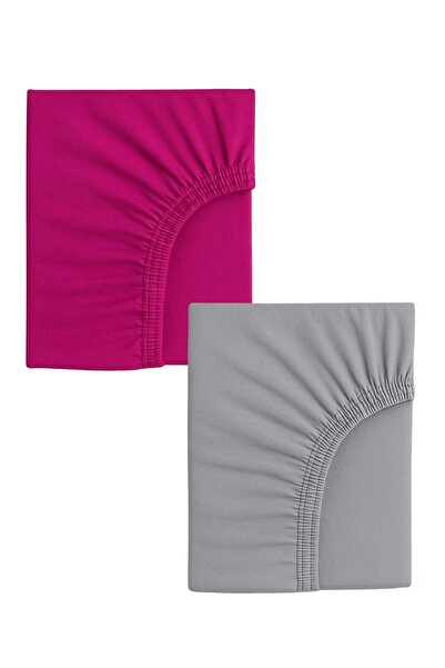 COTENCONCEPT 2 Adet 50 x 90 x 10 cm Anne Yanı Lastikli Penye Kumaş Bebek Çarşafı