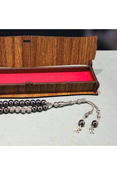 THAD Kişiye Özel Isimli El Yapımı Hematit Taşı Tesbih – Doğal Ve Şık Hediyelik