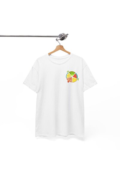 Tubinyoo 5 Slice Fruit Pattern Oversize T-Shirt