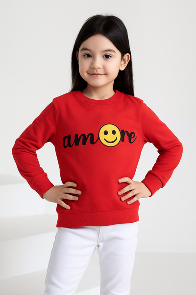 KMK سويت شيرت بناتي عالي الجودة مكون من حبلين (نوصي بمقاس واحد كبير ألمانيك)