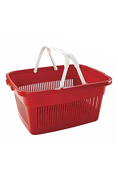 Grocery Basket Made of Sturdy Plastic In-Grocery Lightweight Shopping Hand Basket 46x34cm