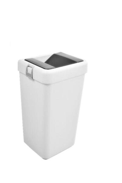 Moonstar Motek 40 Litre Hassas Kapaklı Tek Gözlü Çöp Kovası