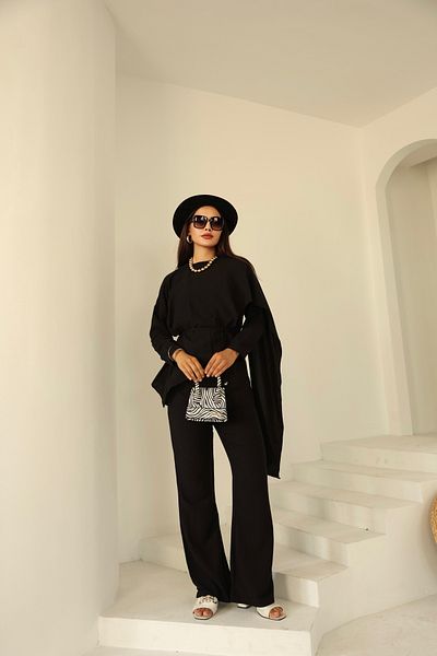 Vegove Linen Suit with Shawl Detail Trousers