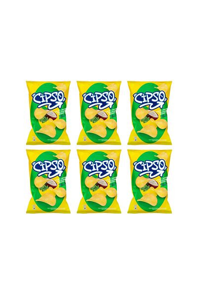 Doğuş Cipso Yogurt Seasons Greens Flavored Potato Chips Party Size 6 Pcs