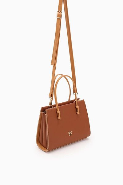 Levidor Geantă de umăr pentru femei, bronz 930156