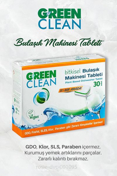 Green Clean Buy 7 Pay 6 Green Clean Dishwasher. Tablet 30's and Rosie Gift
