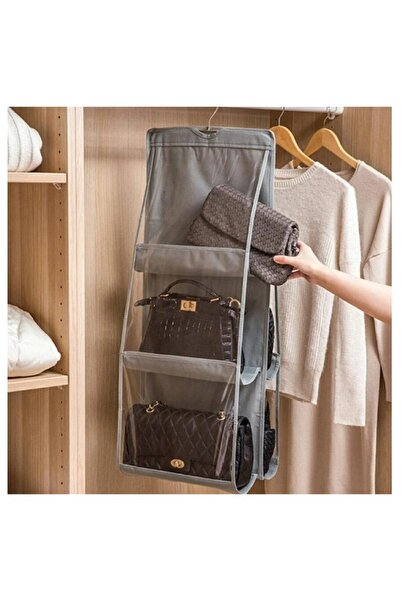 Camy Organizer Bags 6 Compartments, Hangable, 85 x 36 cm, Grey