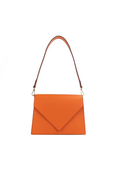 Posete Fagaras Gabrielle Leather Purse - Orange, Genuine Leather Bag, Bags, Summer Bags, Genuine Leather