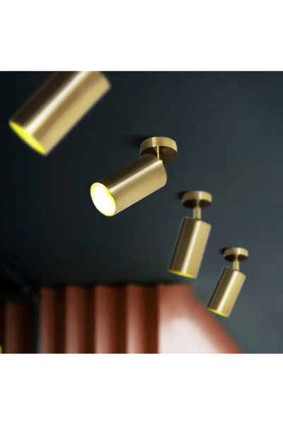 LUXXO Aplica/spot Delphi, 1x GU10, corp auriu periat, 10x6x16cm