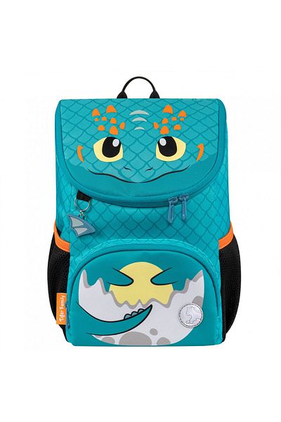 Tiger Family Rucsac mini Little Travelers Plus, Verde, 33x26x16 cm, Material textil, Motiv Dragon Ace