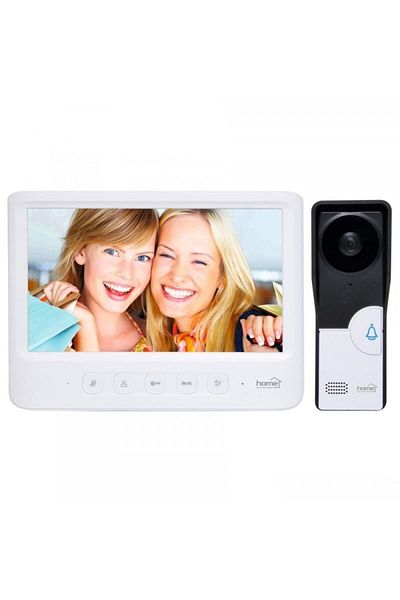 Home Wired video intercom, 7 inch LCD screen, infrared, white,