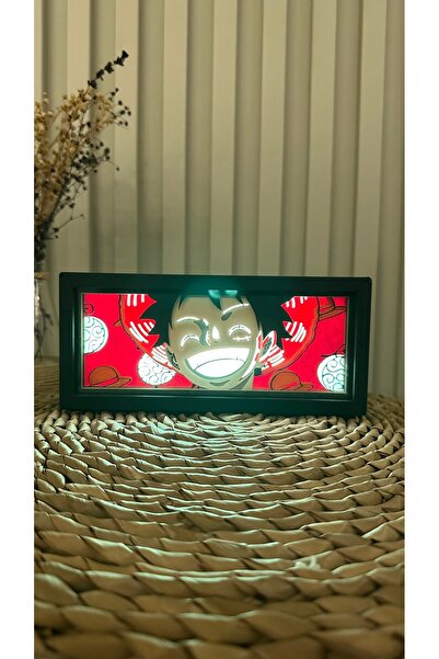 Yubi Design Luffy , One Piece - Işık Kutusu, Gölge Kutusu, Anime, Light Box