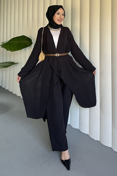 SaklıButik Kevser Double Muslin Set