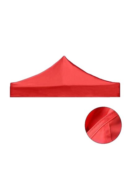 Camy Waterproof Roof Cover for Pavilion Tent, 3x3 m, Red