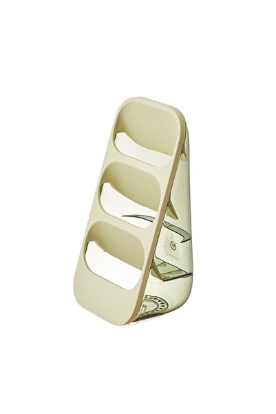 Primlife Transparent storage container with oblique insert, Green