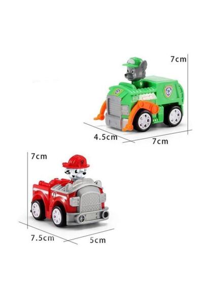 Realx Paw Patrol Pençe Devriyesi Figür Oyuncak Seti 6 Figürlü