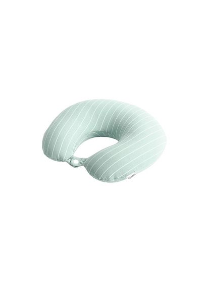 FEN Travel Pillow, 2 in 1, with Memory Foam Particles, Green