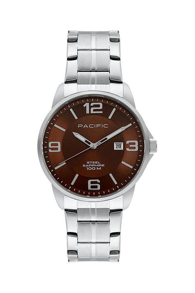 PACIFIC Men's Brown Quartz, MIYOTA 2117-3
