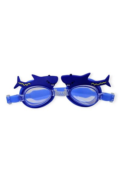 Budi Children's Swimming Goggles Shark with Silicone Carrying Bag - 9014