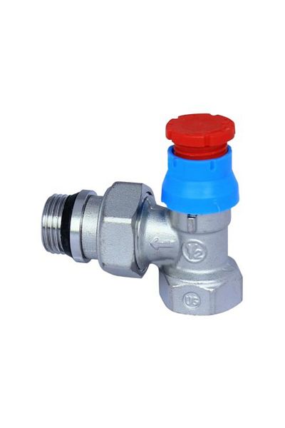 GIACOMINI Robinet termostatic de colț cu etanșare tip clapă TG R401X133, 1/2'', 90°