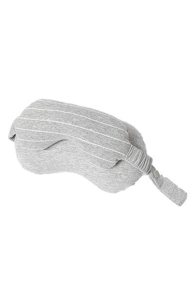 FEN Sleep Mask, 2 in 1, with Headrest, Made of Memory Foam and Cotton, Light Gray