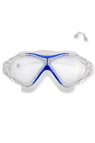 Budi Swimmer Surfing Goggles Headphones Gift White/Blue - 8170
