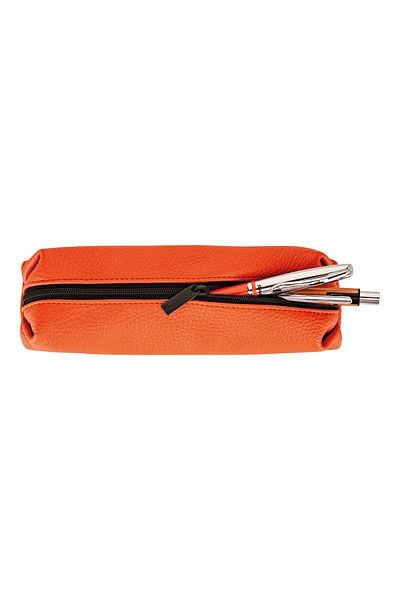 Herlitz Penar Etui Origami, Culoare Portocaliu Picant, Dimensiuni 6,5x3,5x20 cm, Material Material Textil