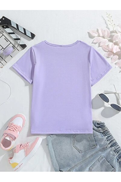 Touz Moda Kuromi Kids Design Unisex Oversize T-Shirt