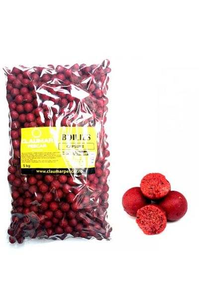 Claumar Pescar Boilies Claumar Birdfood Hard Strawberry 20mm 5 kg