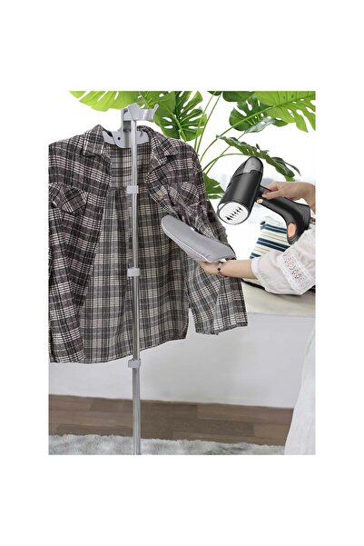 Flippy Portable Vertical Steam Iron 1500W, 138ml Removable Tank, Foldable, Black