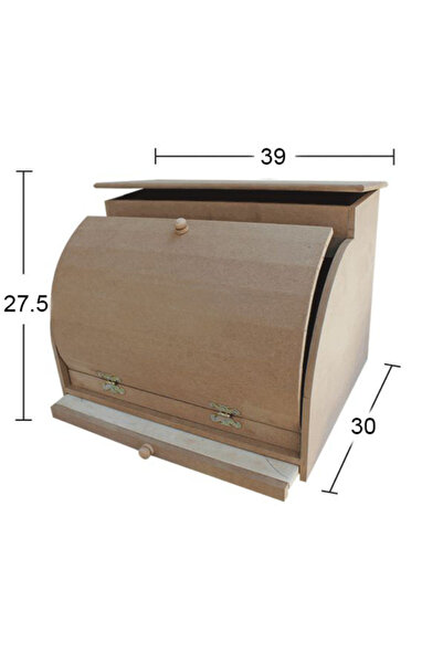 Hobi&Polyester Atölyesi E 339 KESME TAHTALI AHŞAP EKMEKLİK