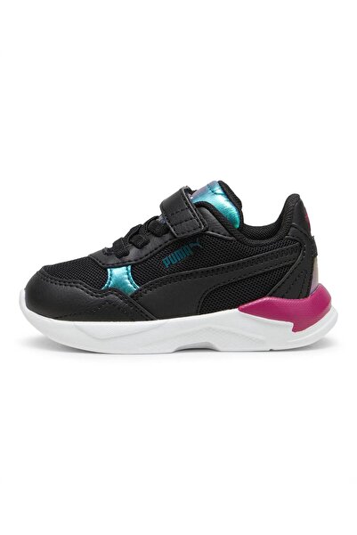 Puma X-Ray Speed Lite Bouncy Sky Velcro Closure Shoes - Black/Cold Green/Mage...