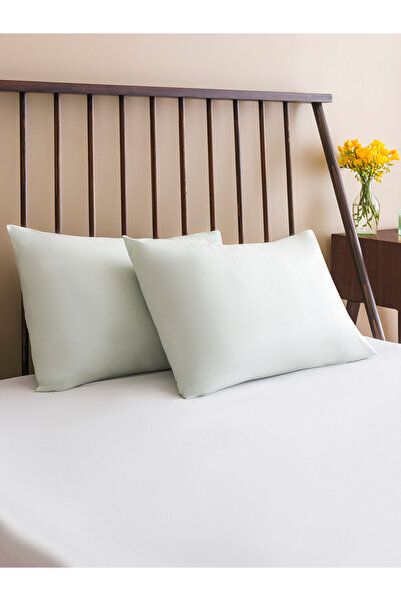 LC Waikiki Lc Green Plain Pillow Case 2 Pcs 50X70 cm