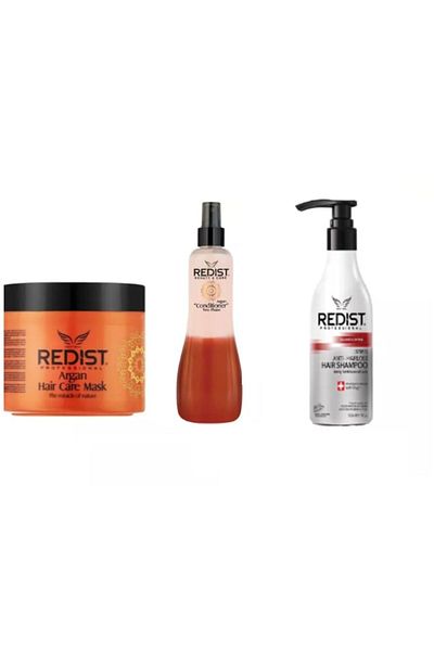 Redist Set Redist, Mască cu Argan Spray 500ml + Șampon Anti-cădere a părului 500ml