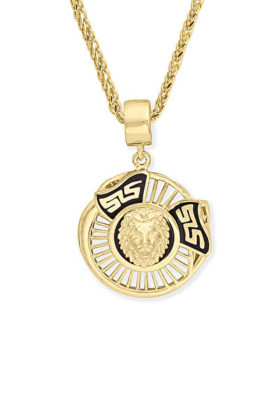 Aslı Gold Altın Unisex Taşsız Aslan Kolye